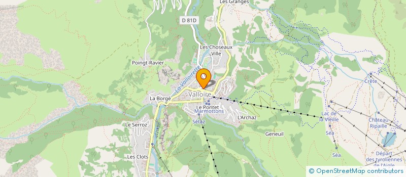 localisation de l'entreprise ATELIER LC  VALLOIRE