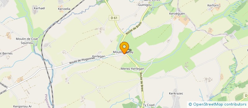 localisation de l'entreprise ATELIER LE BERRE à LANDREVARZEC