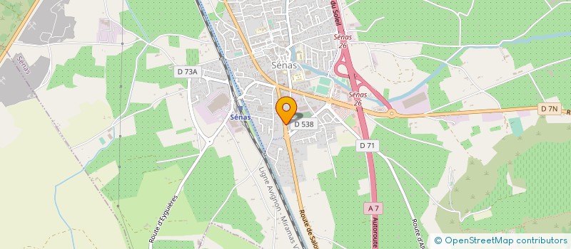 localisation de l'entreprise ATELIER LE CAM à SENAS