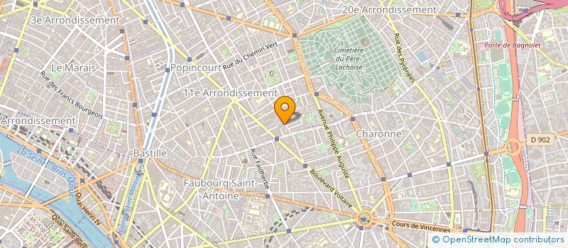 localisation de l'entreprise ATELIER LE SYCOMORE à PARIS