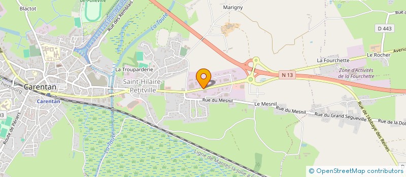 localisation de l'entreprise ATELIER LECARDONNEL MENUISERIE à CARENTAN-LES-MARAIS