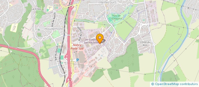 localisation de l'entreprise ATELIER LEFORT & FILS  HOUDEMONT