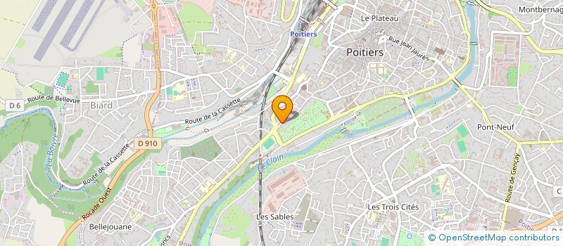 localisation de l'entreprise ATELIER LEON à POITIERS