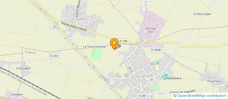 localisation de l'entreprise ATELIER LES DEMOISELLES à LA JARRIE