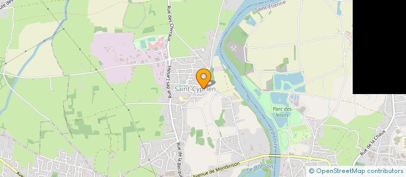 localisation de l'entreprise ATELIER LES PRIMEVERES  SAINT-CYPRIEN
