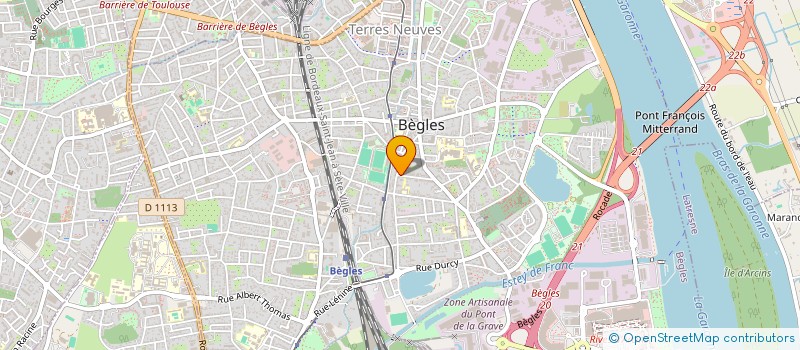 localisation de l'entreprise ATELIER LESPAGNE à BEGLES