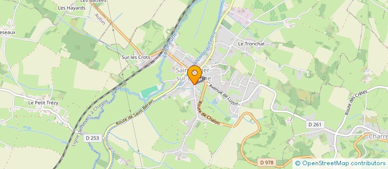 localisation de l'entreprise ATELIER LEVANTO - SYLVIA SONTROP-COLLENOT  SAINT-LEGER-SUR-DHEUNE