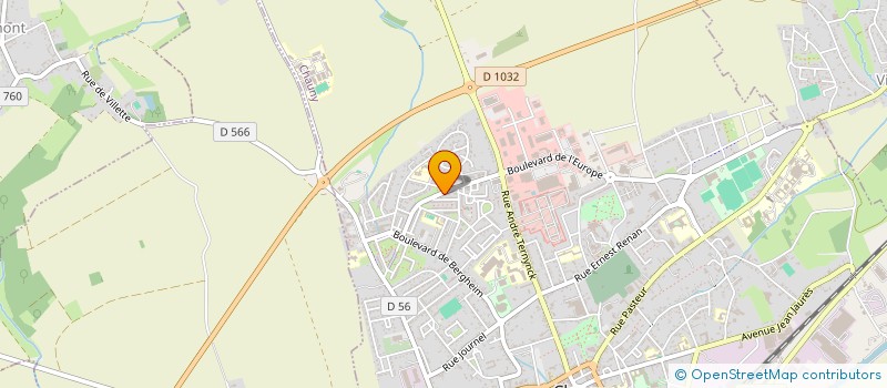 localisation de l'entreprise ATELIER LIBERTA  CHAUNY