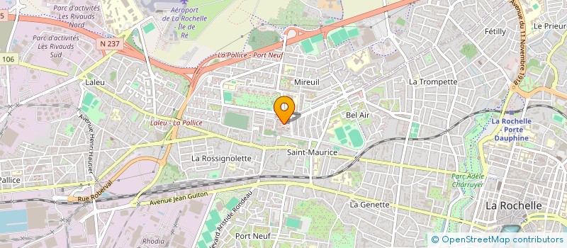localisation de l'entreprise ATELIER LIBRE SERVICE INFORMATIQUE à LA ROCHELLE