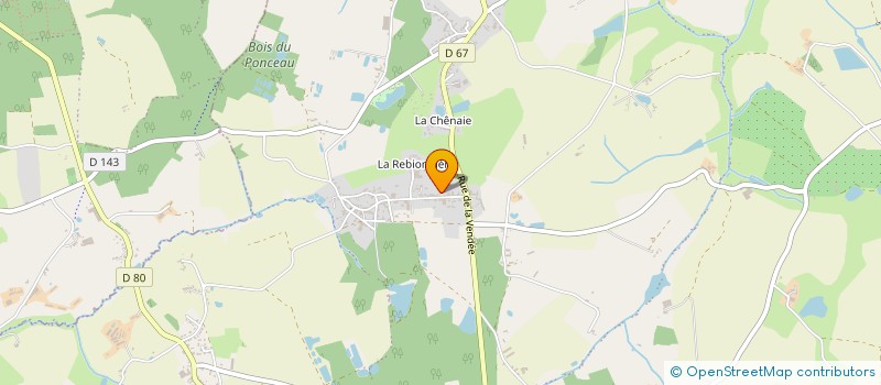 localisation de l'entreprise ATELIER LIGNUM à MONTREVAULT-SUR-EVRE