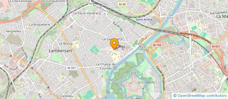 localisation de l'entreprise ATELIER LMDLG LOMME à LAMBERSART