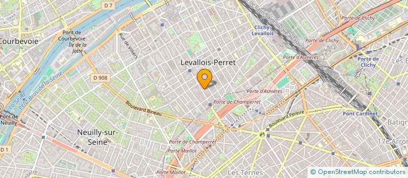 localisation de l'entreprise ATELIER LOC LAC à LEVALLOIS-PERRET