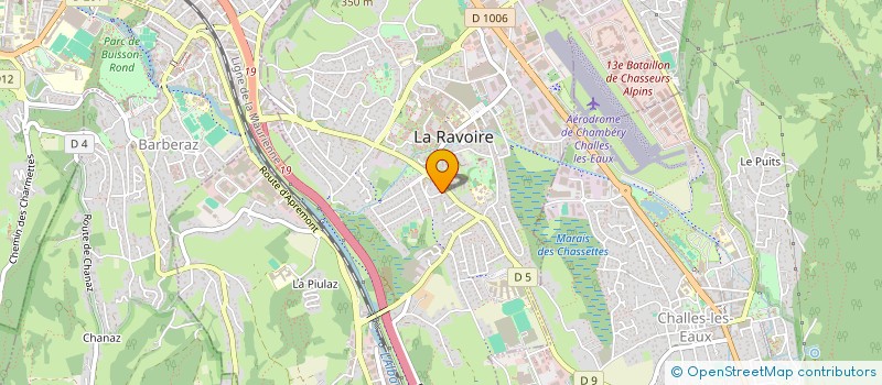 localisation de l'entreprise ATELIER LOISEL  LA RAVOIRE