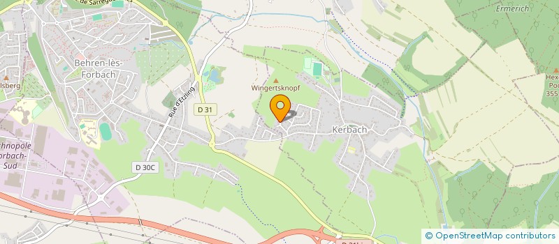 localisation de l'entreprise ATELIER LOISIRS CREATIFS  BOUSBACH