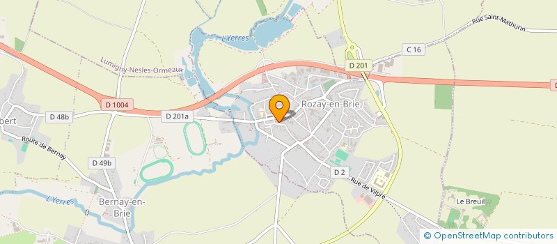 localisation de l'entreprise ATELIER LOISIRS CREATIFS  ROZAY-EN-BRIE