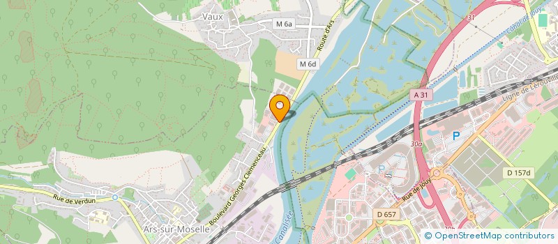 localisation de l'entreprise ATELIER LOR'N CREATION à ARS-SUR-MOSELLE