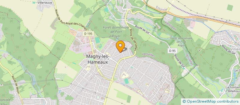 localisation de l'entreprise ATELIER LORENZO JOAILLERIE  MAGNY-LES-HAMEAUX