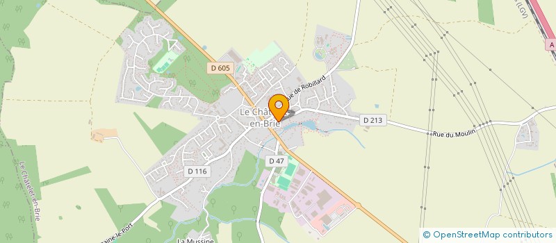 localisation de l'entreprise ATELIER LUMOS  LE CHATELET-EN-BRIE