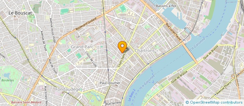 localisation de l'entreprise ATELIER LUPIN  BORDEAUX