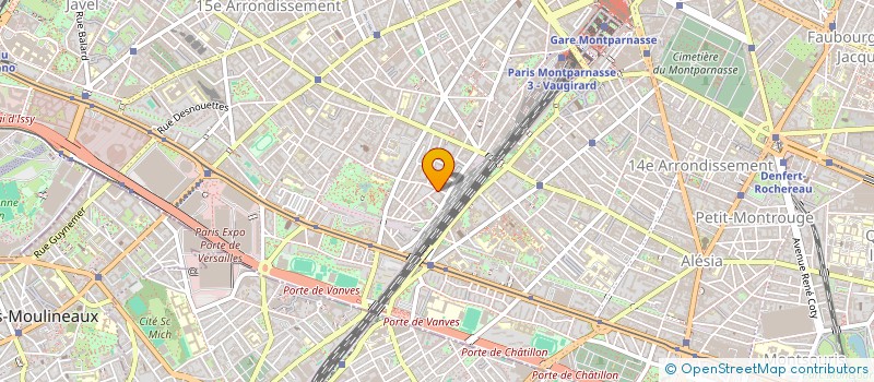 localisation de l'entreprise ATELIER LX  PARIS