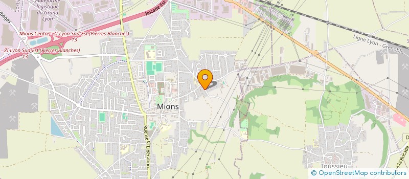 localisation de l'entreprise ATELIER LYONNAIS D'EDITION  MIONS