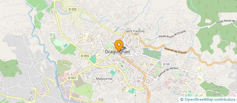 localisation de l'entreprise ATELIER LYRIQUE DRACENOIS  DRAGUIGNAN