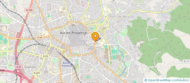 localisation de l'entreprise ATELIER LYRIQUE MARIA MALIBRAN à AIX-EN-PROVENCE