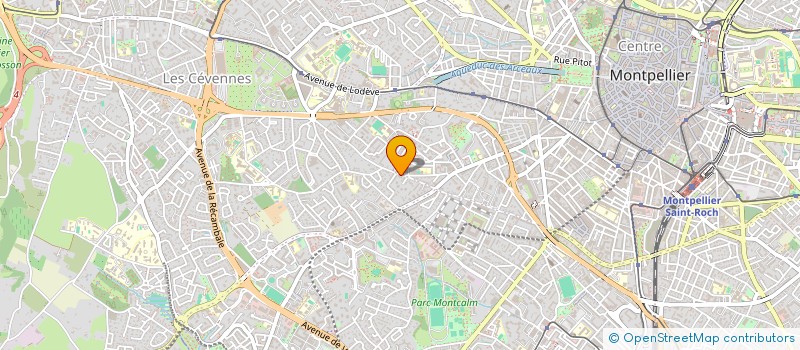 localisation de l'entreprise ATELIER M à MONTPELLIER