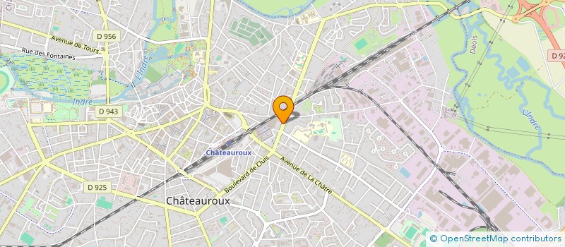 localisation de l'entreprise ATELIER M.A.G. SARL à CHATEAUROUX