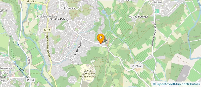 localisation de l'entreprise ATELIER M D S à PRADES-LE-LEZ