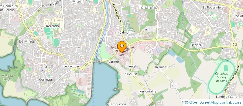 localisation de l'entreprise ATELIER M K E à VANNES