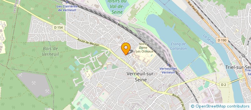 localisation de l'entreprise ATELIER MAAID SERRURERIE à VERNEUIL-SUR-SEINE