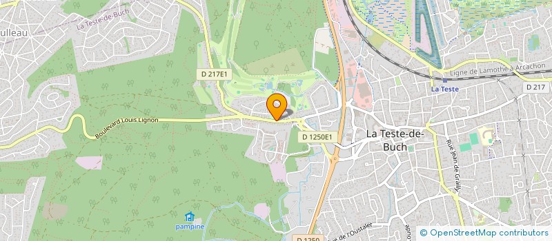 localisation de l'entreprise ATELIER MACA  LA TESTE DE BUCH