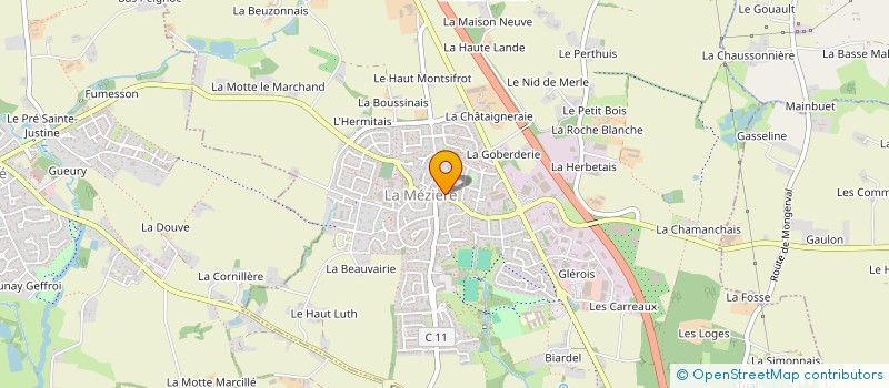localisation de l'entreprise ATELIER MACERIEN à LA MEZIERE