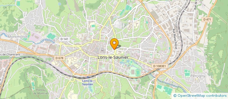 localisation de l'entreprise ATELIER MADALENO - PASCULIN  MONTMOROT