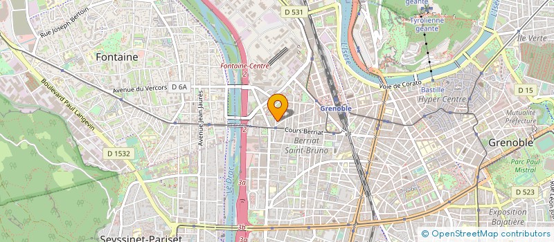 localisation de l'entreprise ATELIER MADE  GRENOBLE