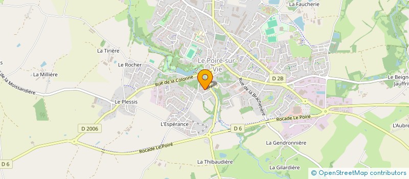 localisation de l'entreprise ATELIER MAGENTA à LE POIRE-SUR-VIE