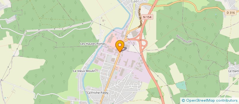 localisation de l'entreprise ATELIER MAINTENANCE SERVICE à GRAVIGNY