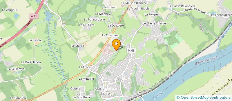 localisation de l'entreprise ATELIER MALVIEN à MAUVES-SUR-LOIRE