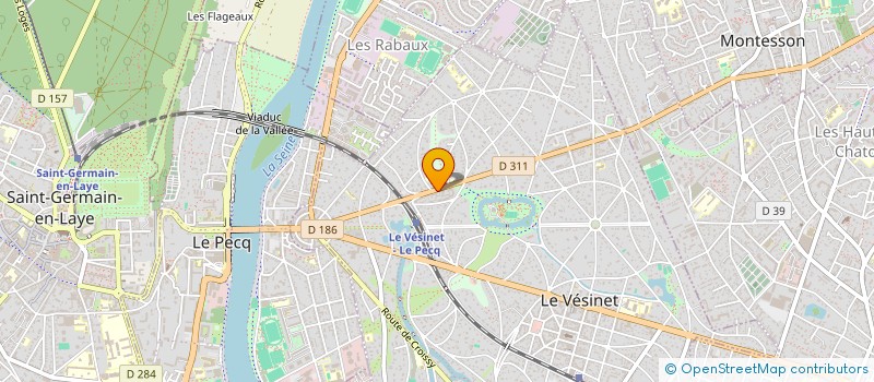 localisation de l'entreprise ATELIER MANDANA  LE VESINET