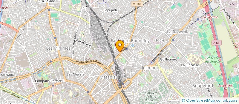 localisation de l'entreprise ATELIER MANDING'ART  TOULOUSE
