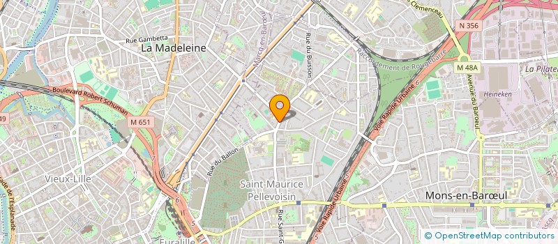 localisation de l'entreprise ATELIER MANNESSIER à LILLE