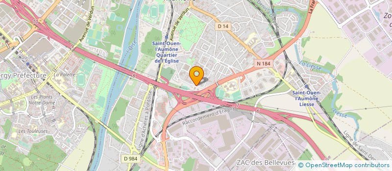 localisation de l'entreprise ATELIER MANO à SAINT-OUEN-L'AUMONE