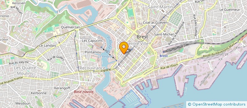 localisation de l'entreprise ATELIER MANUELLE ARCHITECTURE  BREST