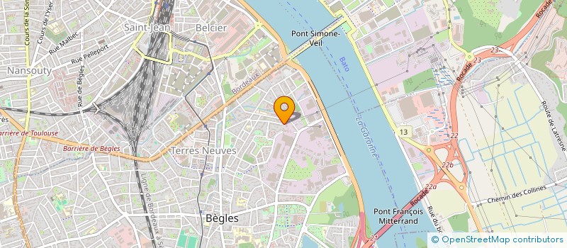 localisation de l'entreprise ATELIER MARCHAL à BEGLES