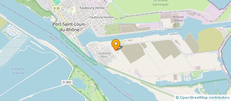 localisation de l'entreprise ATELIER MARINE SERVICES à PORT-SAINT-LOUIS
