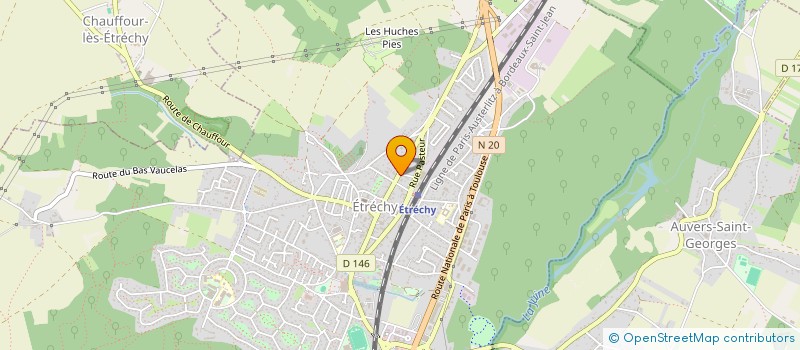 localisation de l'entreprise ATELIER MARIOTTI à ETRECHY