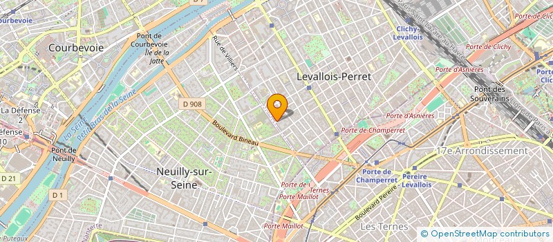 localisation de l'entreprise ATELIER MARTENOT LEVALLOIS à LEVALLOIS-PERRET