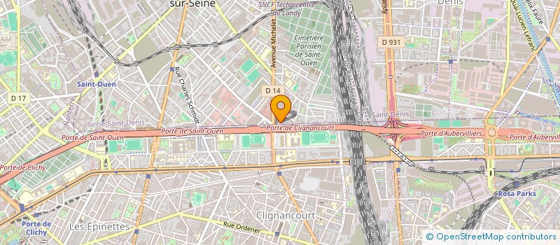 localisation de l'entreprise ATELIER MATHIAS GAROT  SAINT-OUEN-SUR-SEINE