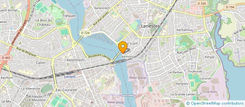 localisation de l'entreprise ATELIER MAURICE GRIEU  LANESTER